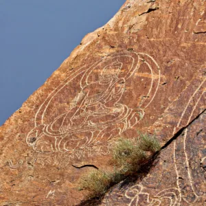 Entdecke Kasachstan - Buddhistische Petroglyphen von Tamgaly-Tas