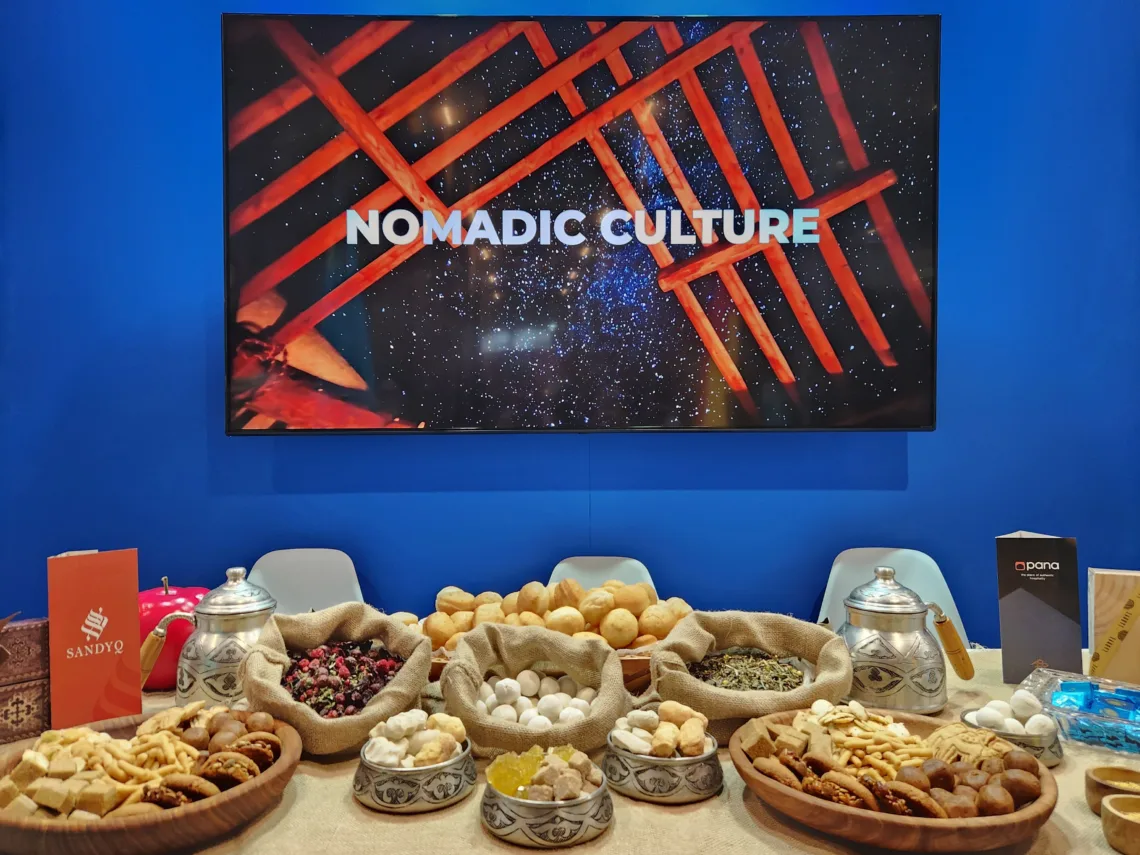 Entdecke Kasachstan - Snacks at Kazakhstans booth in ITB Berlin 2026
