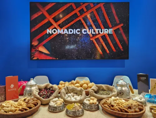 Entdecke Kasachstan - Snacks at Kazakhstans booth in ITB Berlin 2026