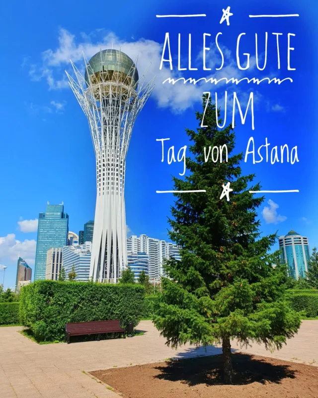 Heute feiert #Kasachstan den Geburtstag seiner Haupstadt Astana! 🎂Herzlichen Glückwunsch zum Tag der Hauptstadt! 🌆
Астана күні құтты болсын! 🎇